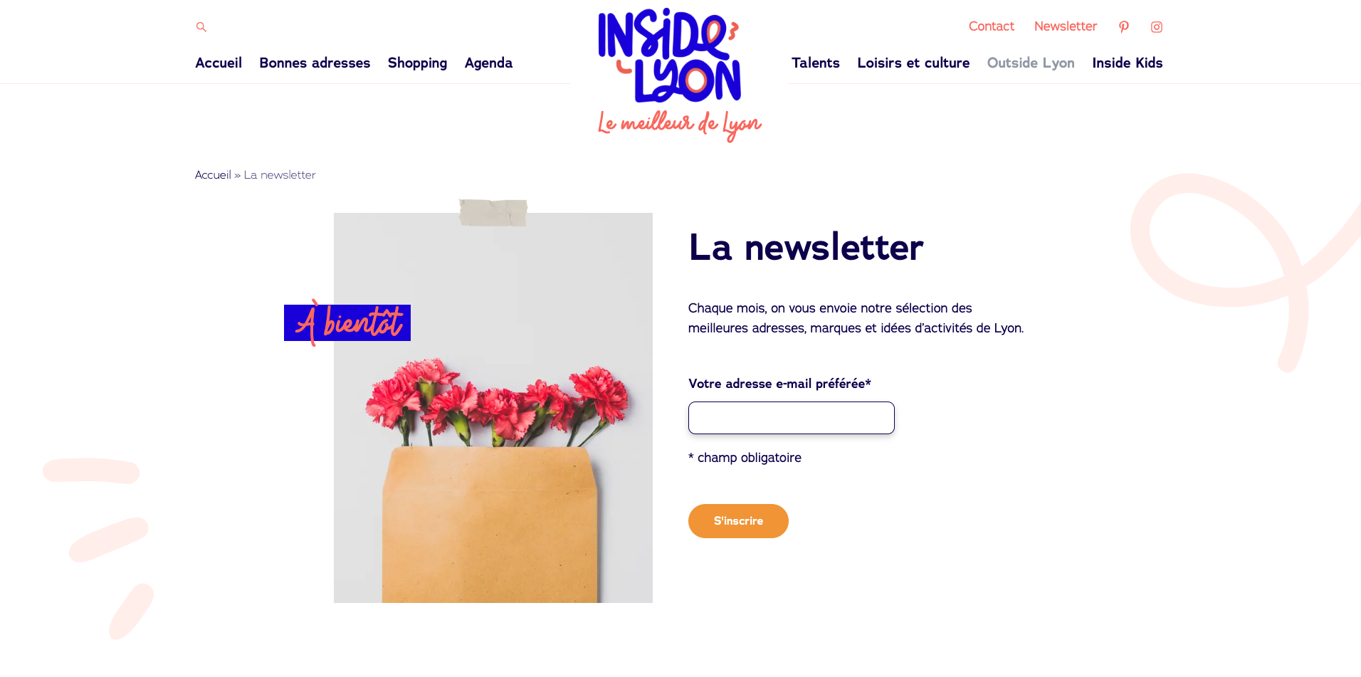 Inside Lyon - Newsletter