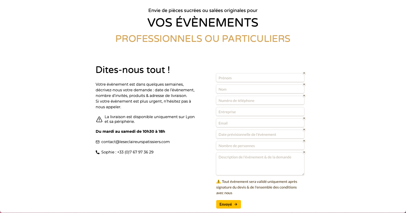 Les éclaireurs - page événements