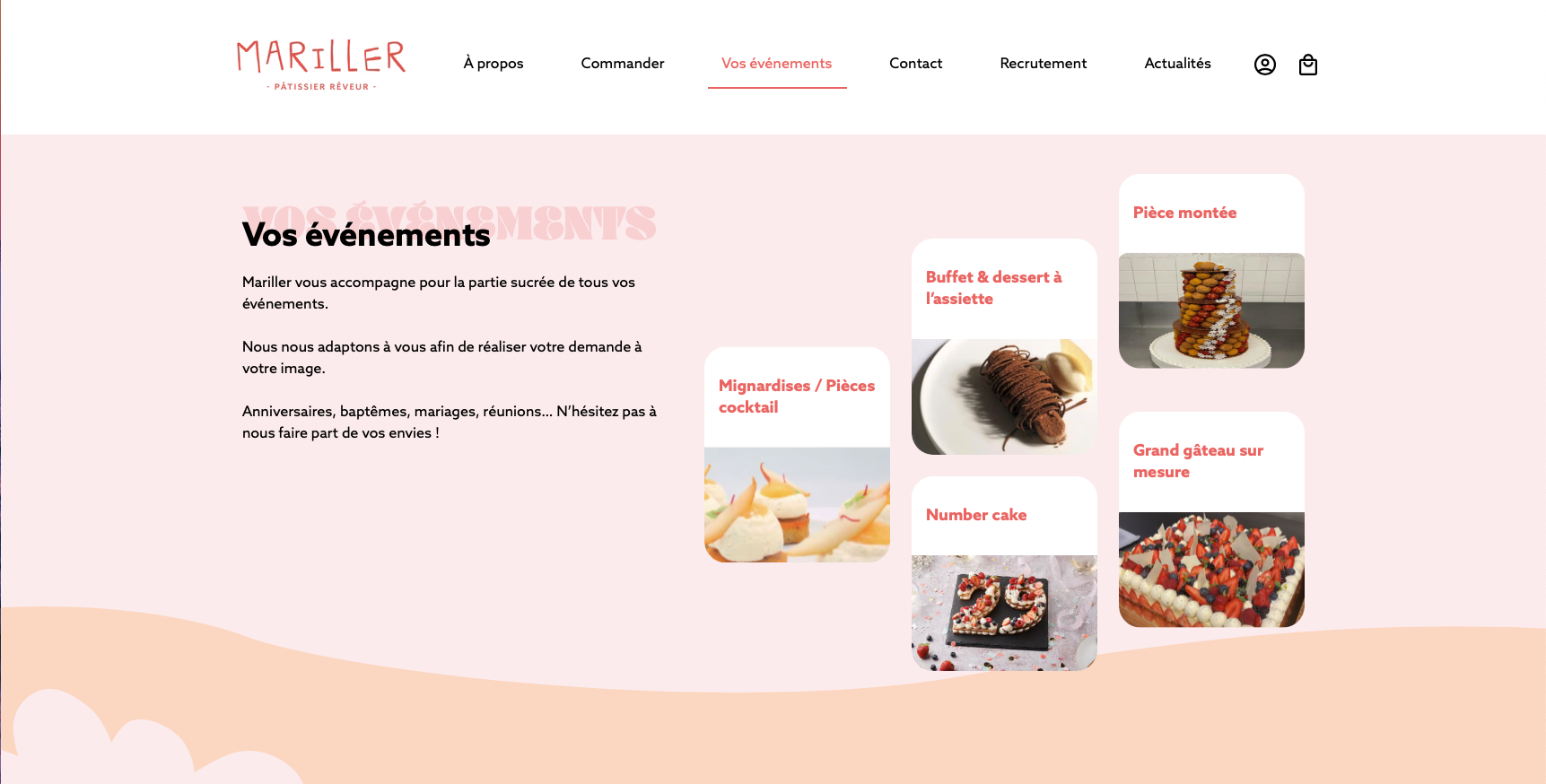 Mariller - Page événements - Page événements
